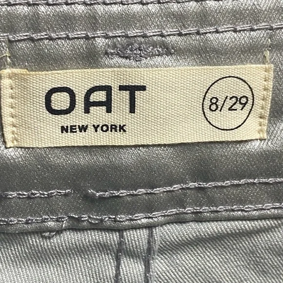 OAT New York Metallic Silver Pants - Picture 4 of 7